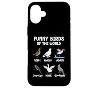 Funny Birds of The World Birding Bird Memes Birdwatching Case for iPhone 16 Plus