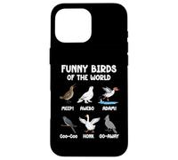 Funny Birds of The World Birding Bird Memes Birdwatching Case for iPhone 16 Pro Max