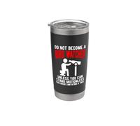 Funny Birdwatcher Quote Imitating a Tree Birding Humor Stainless Steel Insulated Tumbler
