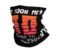 Funny Birthday 40Th Gifts It Took Me 40 Years To Look This Good Men Women Neck Warmer Quick Drying Neck Gaiter Durable Bandana For Outdoor Volleyball Football