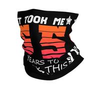 Funny Birthday 65Th Gifts It Took Me 65 Years To Look This Good Men Women Tube Scarf Durable Neck Gaiter Warmer Bandana For Yoga Climbing Snowboarding
