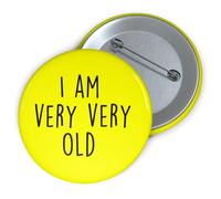 Funny Birthday Badge - 18th, 21st, 30th, 40th, 50th, 60th - For Women, Men, Mum, Dad - Its My Birthday - Large Adult - 59mm