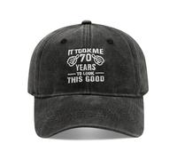 Funny Birthday Baseball Cap, 'It Took Me 50-90 Years to Look This Good', Washed Cotton, Adjustable Fit