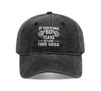 Funny Birthday Baseball Cap, 'It Took Me 50-90 Years to Look This Good', Washed Cotton, Adjustable Fit
