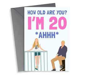 Funny Birthday Card - 20th - Mamma Mia