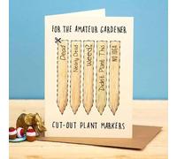 Funny Birthday Card Amateur Gardener - Designed and Printed in the UK