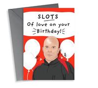 Funny Birthday Card - Arne Slot - Football - Liverpool - Pun