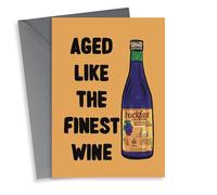Funny Birthday Card - Buckfast - Themed Scottish Tonic Wine