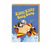 Funny Birthday Card Cat Chitty Kitty Bang Bang Musical - Humorous Greeting Card