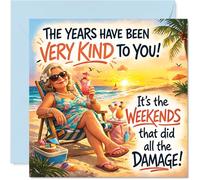 Funny Birthday Card, Cheeky Beach Vibes