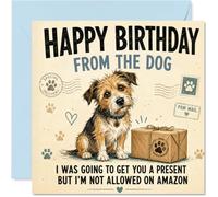 Funny Birthday Card, Cheeky Birthday Wishes Straight from the Dog