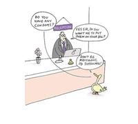 Funny Birthday Card Duck Bill - Hilarious Cartoon Greeting Card For Him