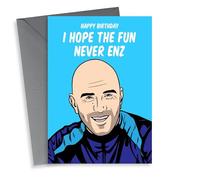 Funny Birthday Card - Enzo Maresca - Never Enz
