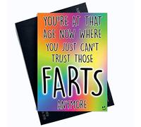 Funny Birthday Card Fart Birthday Card Colleague Cards Coworker Card Friend Cards 40th 50th 60th 70th Birthday Card Fart Quote Banter PC511