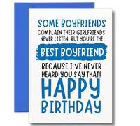 Funny Birthday Card For Boyfriend From Girlfriend Cheeky Relationship Humour Joke Design Romantic Card For Him JBS239