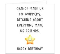 Funny Birthday Card for Colleague Co-Worker - Humorous Office Birthday Card for Work Friend, Boss or Team Mate - Cheeky Workplace Birthday Card