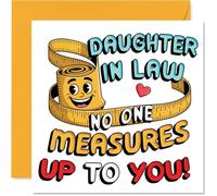 Funny Birthday Card for Daughter in Law, No One Measures Up to You