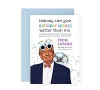 Funny Birthday Card for Her or Him - Other Bdays - Hilarious Gifts for Friends, Colleagues, Wife, Husband, Partner, Spouse, Sister, Bestie, BFF - Politics Jokes - Comes with Fun Stickers