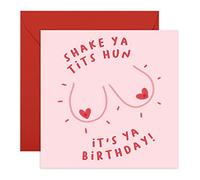 Funny Birthday Card for Her - Rude and Cheeky Card for Women, Sister, Best Friend - Sarcastic Banter - Great for Teen Girls, Colleagues, Flatmates - Hilarious UK Greeting for Birthdays