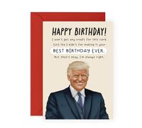 Funny Birthday Card for Him Her - 'NOBODY DOES BDAYS BETTER' - Gifts for Friends, BFF, Wife, Girlfriend, Mum, Husband, Boyfriend, Colleagues, Coworkers - Everyone Knows It - Comes with Stickers