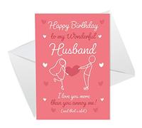 Funny Birthday Card For Husband Rude Birthday Card For Him Men Keepsake