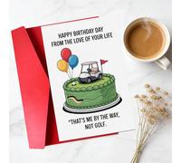 Funny Birthday Card for Men, Women - Perfect for Family, Friends & Anyone | Unique Gift & Cute Decor Idea | Humorous Card for Birthdays, Valentine's Day, Anniversaries & More A1