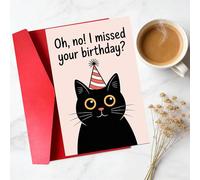 Funny Birthday Card for Men, Women - Perfect for Family, Friends & Anyone | Unique Gift & Cute Decor Idea | Humorous Card for Birthdays, Valentine's Day, Anniversaries & More A18