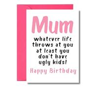 Funny Birthday Card For Mum Humour From Son Daughter JBS180