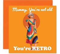 Funny Birthday Card for Mummy, Vintage Vibes Only