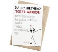 Funny Birthday Card for Teens, Son, Daughter, Boys, Girls - Fun Meme Gen Z Slang Card, 5"x7" Folded 350gsm Cardstock - Unique Gift for 10th, 11th, 12th, 13th, 14th, 15th, 16th, 18th, 20th, 21st
