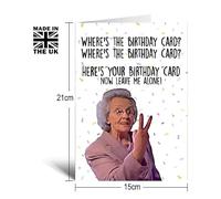 Funny Birthday Card Gavin and Stacey, Doris 'Where's The Birthday Card', A5 Size with Envelope, For Mum Dad Friend Sister Brother