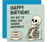 Funny Birthday Card, Getting Older Never Looked so Amusing