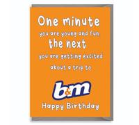 Funny Birthday Card - Hilarious Card for Him or Her - Perfect for Anyone Who's Excited by Bargains and Bulk Buys - Blank Inside with Envelope - C830