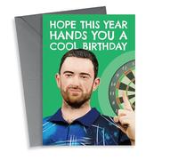 Funny Birthday Card - Luke Humphries - Dart Player