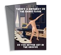 Funny Birthday Card - Murder on the Dancefloor - Saltburn