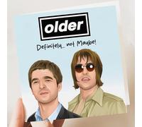 Funny Birthday Card - Oasis Funny card for Friend - Humerous card for Friend, Brother, Sister, fiance, Birthday Card For Men, Women - Definitely Maybe - Humorous Birthday Cards - Made in UK