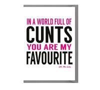 Funny Birthday Card - Sarcastic & Offensive Humour for Friends, Partners & Colleagues, for Women, Cheeky, Dark Humour, Witty Rude Banter Greeting Card, LMC30