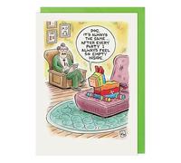 Funny Birthday Card Therapy Empty Inside Pinata - Humorous Greeting Card