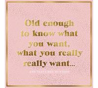Funny Birthday Card What You Really Want - Bed by 9.30pm Pink Alice Scott Card