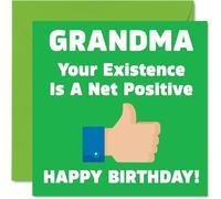 Funny Birthday Cards for Grandma, Your Existence