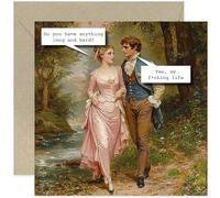 Funny Birthday Cards for Men and Women, Hilarious Meme 'Do You Have Anything Long and Hard' Rude Cheeky Naughty Humour for Boyfriend Husband Wife Bestie Brother Sister Dad Mum - Blank Inside