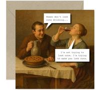 Funny Birthday Cards for Men and Women, Hilarious Meme 'Make You Look Cute' Rude Cheeky Naughty Humour for Boyfriend Husband Wife Bestie Brother Sister Dad Mum - Blank Inside