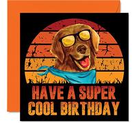 Funny Birthday Cards for Men Women - Cool Super - Rude Birthday Card for Mum Dad Brother Sister Son Daughter Nan Grandad, 145mm Greeting Cards, Joke Humour Bday Cards