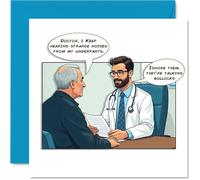 Funny Birthday Cards for Men Women - Talking B*llocks - Happy Birthday Card for Mum Dad Brother Sister Son Daughter Nan Grandad, 145mm Joke Humour Banter Bday Greeting Cards