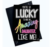 Funny Birthday Cards for Mum from Amazing Daughter Mother's Day Cards Joke PC865