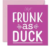 Funny Birthday Cards for Women Her - Frunk as Duck - Best Friend Happy Birthday Card Rude for Mum Daughter Nan Cousin Bestfriend Gift 145mm Joke Female Ladies Greeting Cards