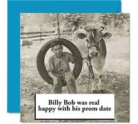 Funny Birthday Cards for Women Men - Birthday Y'all - Card for Mum Dad Brother Sister Son Daughter Nan Grandad, 145mm Joke Humour Banter Bday Greeting Cards