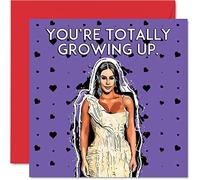 Funny Birthday Cards for Women - Totally Growing Up - Happy Birthday Card for Friend Sister Daughter Mum Granddaughter Nan, 145mm 16th 18th 21st 30th Celebrity Influencer Bday Greeting Cards