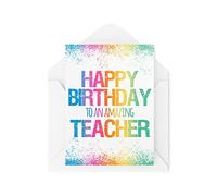 Funny Birthday Cards | Happy Birthday To An Amazing Firefighter Card | Friend Occupation Work Office Colleague Coworker Novelty | CBH1091