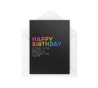 Funny Birthday Cards - Sorry for Being a Forgetful Tw*t - Funny Cards for Friends - Forgot Your Birthday Card - Late Birthday Card - CBH1737